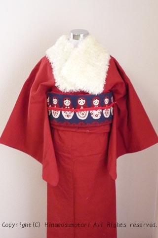 ファンシーヤーンのマフラー