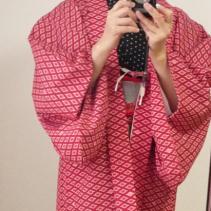 菊菱模様の羽織