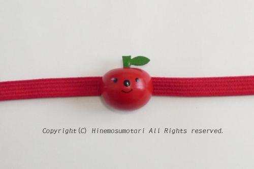 りんごの帯留め