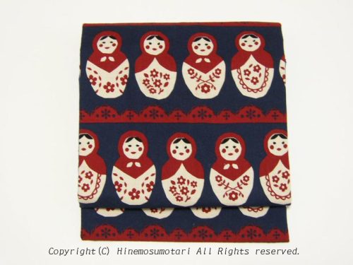マトリョーシカの名古屋帯