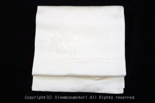 真っ白名古屋帯