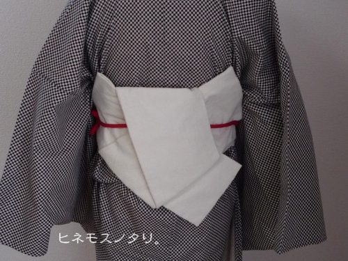 生成り色のヤの字作り帯