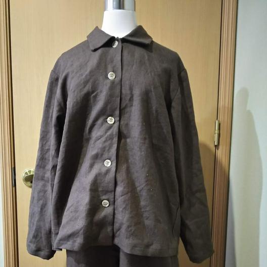 リネンのパジャマ